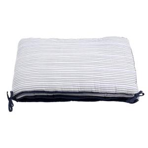 Doble almohadilla de gasa de algodón marinière