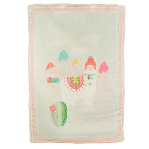 Edredón cuna bebé algodón Manta Infantil para Cuna Llama 14…