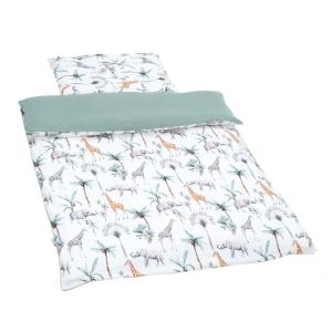 Edredón y almohada infantil en gasa de algodón  140 x 100 c…