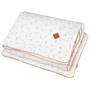 Edredón y almohada infantil reversible de gasa de algodón…