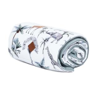 Edredón y almohada infantil reversible de gasa de algodón…