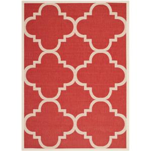 Enrejado rojo alfombra 160 x 230