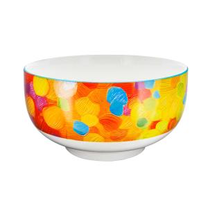 Ensaladera de porcelana  multicolor porcelana  23 x 23 x 14…