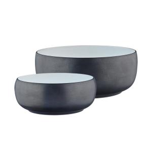 Ensaladera gourmet ø25cm et ø29,5cm - 2 piezas -  ónix
