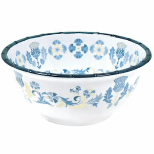 Ensaladera honda de melamina pura con estampado 25 cm