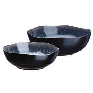 Ensaladera iris ø24cm et ø28,5cm - 2 piezas -  azul noche