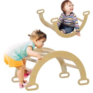 Escalador para niños 68x42x36 cm madera natural