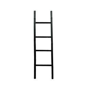 Escalera decorativa de bambú negro