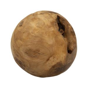 Esfera de madera marrón cm ø 20