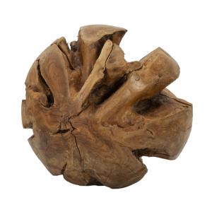 Esfera de madera marrón cm ø 50