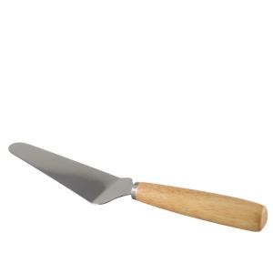 Espátula para tarta inox mango madera