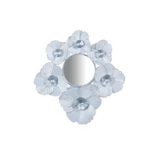 Espejo blanco de cristal 78.7x8.9x81.9cm