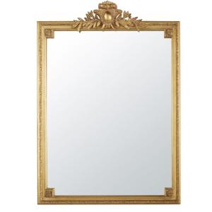 Espejo con molduras doradas 100x140