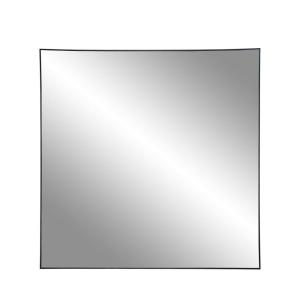 Espejo cuadrado de metal 60x60cm - negro