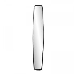 Espejo de aluminio negro de 31x174 cm