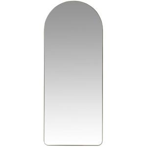 Espejo de arco grande en acero dorado, 60x150 cm