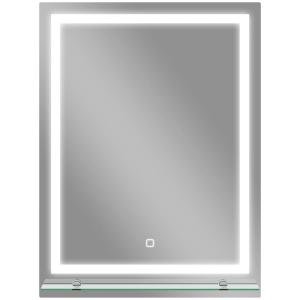 Espejo de baño 60x12x80 cm plata