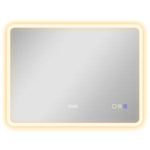 Espejo de Baño 80x3.5x60 cm Plata