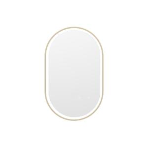 Espejo de cuarto de baño cristal espejo dorado