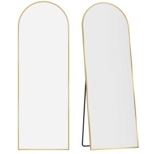 Espejo de cuerpo entero de 160 x 50 cm de aluminio color do…