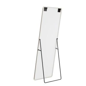 Espejo de cuerpo entero rectangular con soporte de color bl…