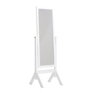 Espejo de cuerpo entero rectangular en Madera Blanco