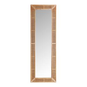 Espejo de espejo en color marrón de 61x5x183cm