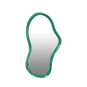 Espejo de forma orgánica 33x63cm - verde