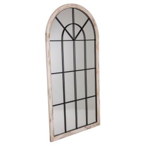 Espejo de madera : 86x4x168h cm