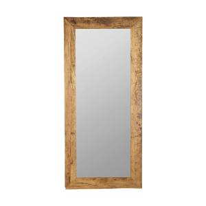 Espejo de madera beige 210x95
