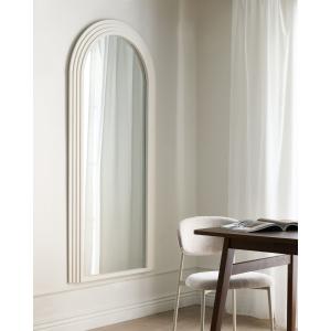 Espejo de madera blanco 170x80