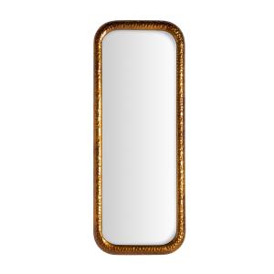 Espejo de madera de abeto en color oro de 39x3x102cm