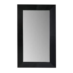 Espejo de madera de fresno en color negro   de 109x7x185cm