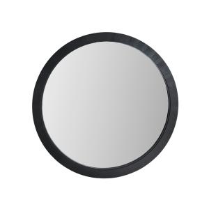 Espejo de madera de fresno en color negro   de 140x8x140cm