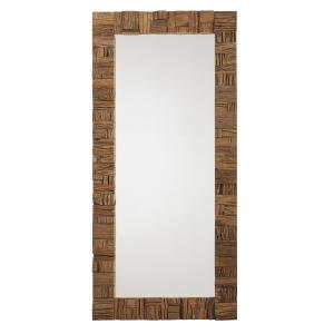Espejo de madera de mango tallada 80 x 170