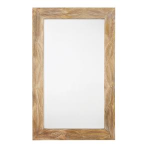 Espejo de madera de mango tallada 90 x 140