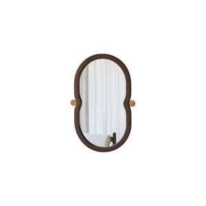 Espejo de madera de mindi de 105 cm x 65 cm