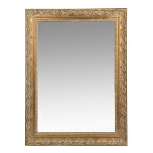 Espejo de madera de paulonia dorado 90x120