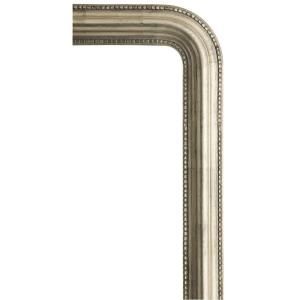 Espejo de madera de paulownia iridiscente con molduras 67x9…