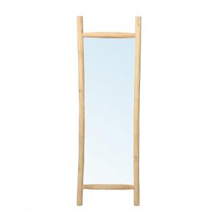 Espejo de madera de teca natural 170x57