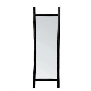 Espejo de madera de teca negro 170x57