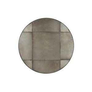 Espejo de madera gris