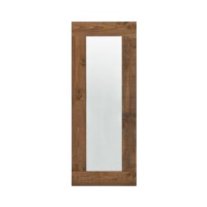 Espejo de madera maciza tono envejecido de 65x165cm