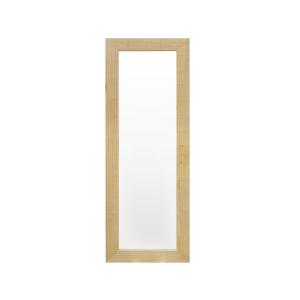 Espejo de madera maciza tono natural de 56x156cm