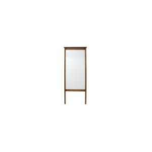 Espejo de madera marrón