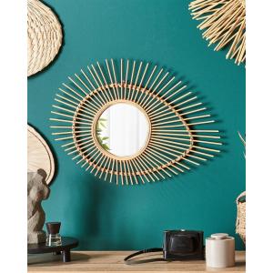 Espejo de madera marrón 45x63