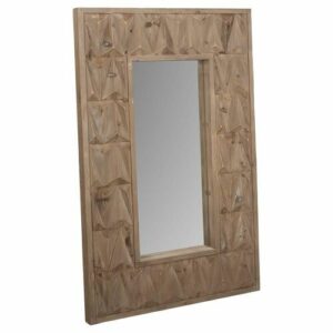 Espejo de madera Marrón 68,5x6x108,5h cm