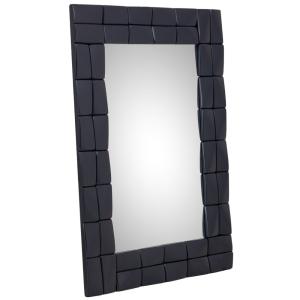 Espejo de madera negro 62x2.5x84h cm