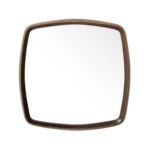 Espejo de metal cuadrado cobre
