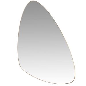 Espejo de metal dorado 47x81